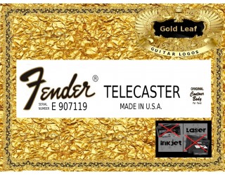 Fender Telecaster Made in USA Guitar Decal 86g